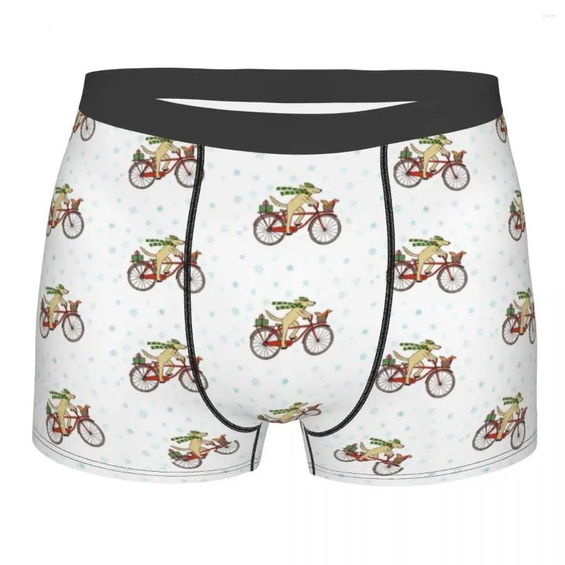 Underbyxor Herrhund Riding Bicycle Boxer Briefs Shorts trosor mjuka underkläder cykling race homme nyhet s-xxl