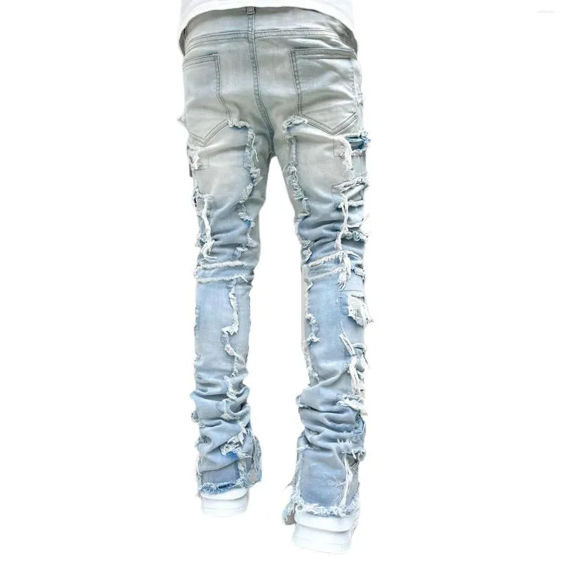 Destroyed Destroyer Denim: Mens 2023 Stacked Patch Destroyed Destroyer Denim: Mens 2023 Stacked Patch