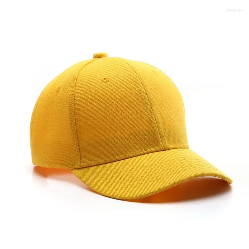 Ball Caps 2023 Fashion Children's Cap Solid Color Curved Eaves Baby Sun Outdoor Sunscreen Baseball For 3-6 Years Old