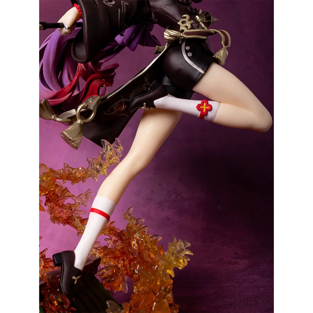 Figurine Anime Hu Tao Genshin Impact - Statue PVC 10 Cm, Décoration Bureau Collection Cadeau Fan