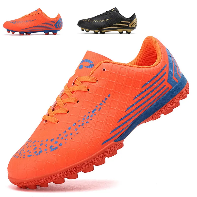 Safety Shoes Mens Soccer Children Antiskid Training Football Quality Fly Weaving High Ankle Breathable Sneakers Sports Boots 230719