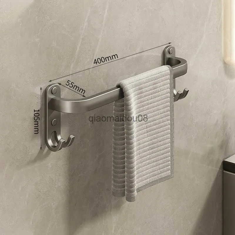 Ermo Wall Mounted Multilayer No Drill Towel Holder With Aluminum Space For Shower Room 20 60CM Tower Hanger And Bar L230704 From Qiaomaidou08 10.84 DHgate.Com