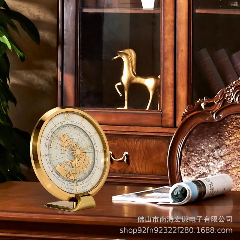 Столовые часы, продающие взрывы Jinming Earth European Style Clock Luxury Retro Watch Творческие декоративные часы.