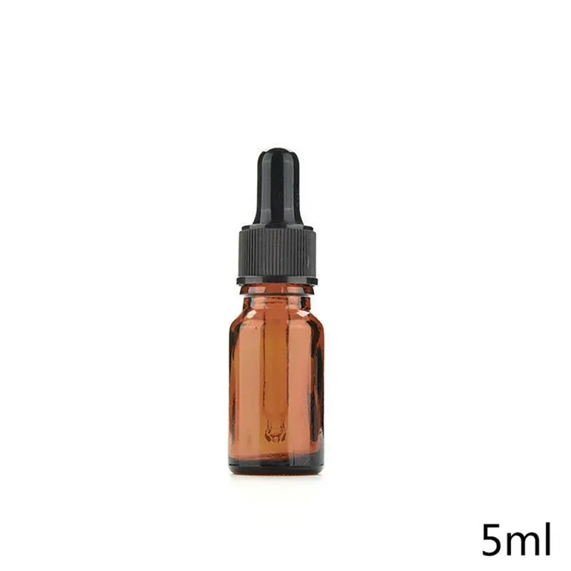 Conta-gotas Aromaterapia 5ml-100ml Óleos Essenciais Frascos de perfumes por atacado grátis DHL Vidro Âmbar Reagente Líquido Frascos de Pipeta