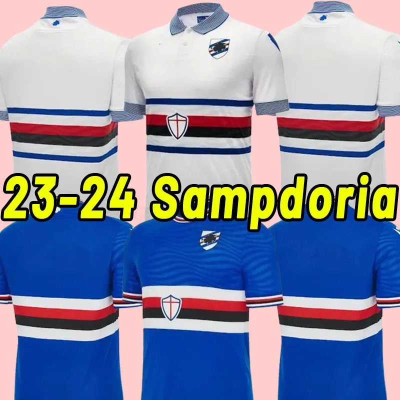 23 24 UC Sampdoria Soccer Jerseys Linetty Maroni Quagliarella Damsgaard Jankto Torregrose Yoshida 2023 2024 Gabbiadini Thorsby Colley Augello Home Away Away Away Away Away Away Away Away