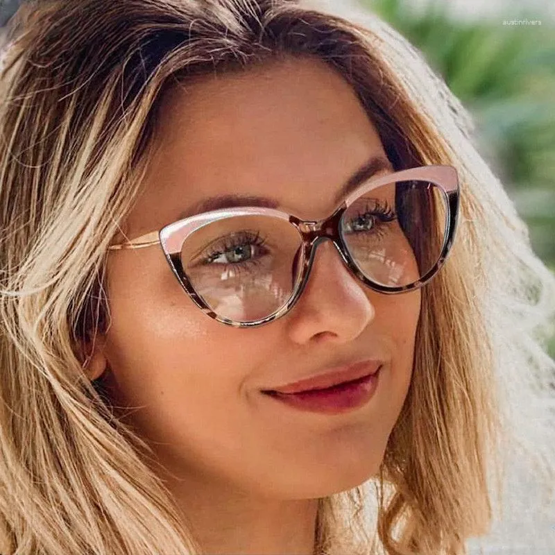 Gafas de sol de ojo de gato vintage para mujer, lentes de sol de