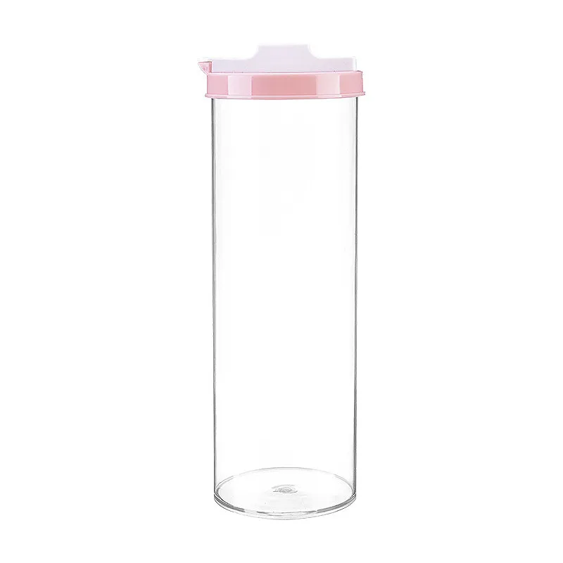 Noodle sealed fresh-keeping container Transparent push-pull type snacks and miscellaneous grain storage tank Kitchen seasoning fresh-keeping storage box