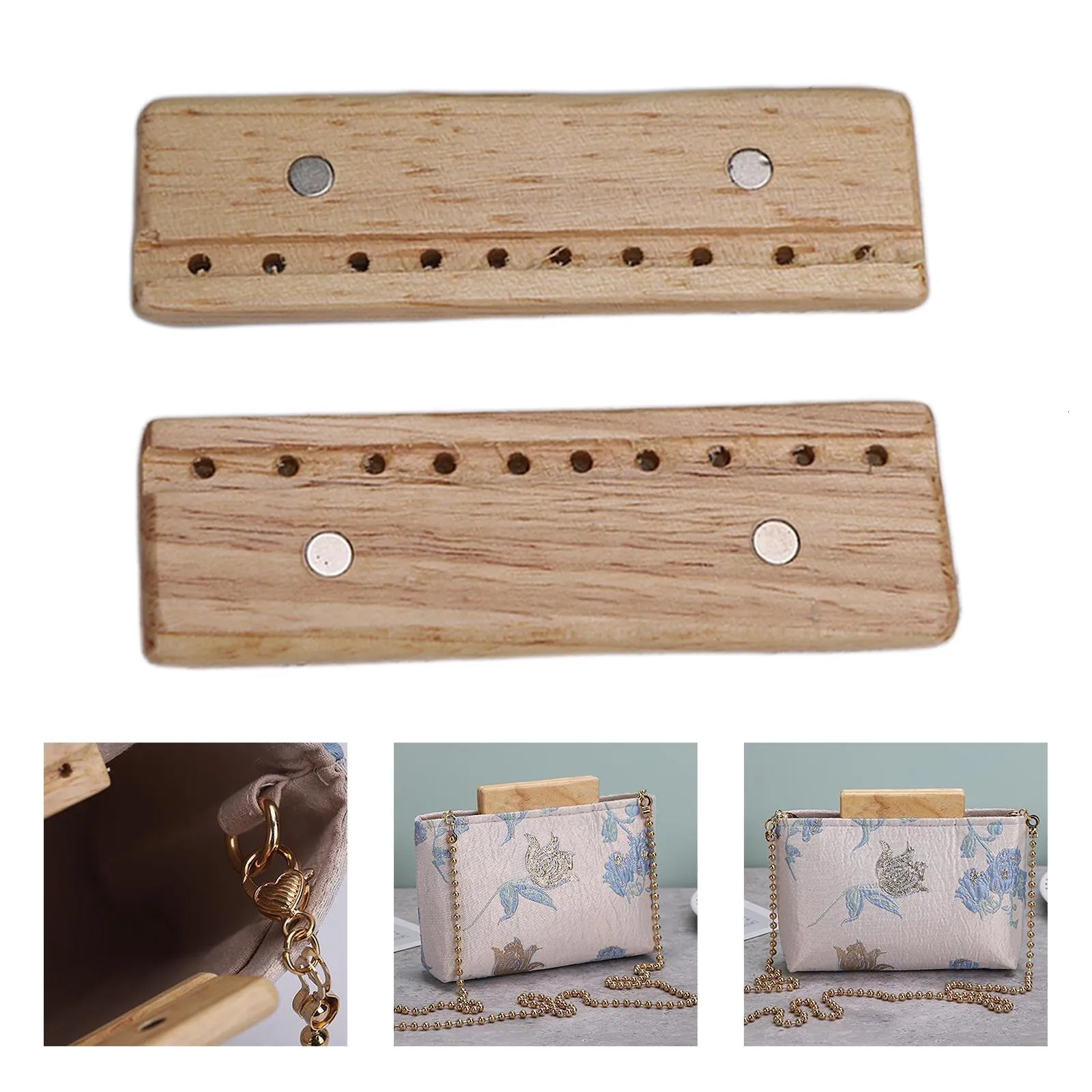 Wooden Purse Frame Tote Purse Frame Accessories Bag Hanger for Craft Sewer