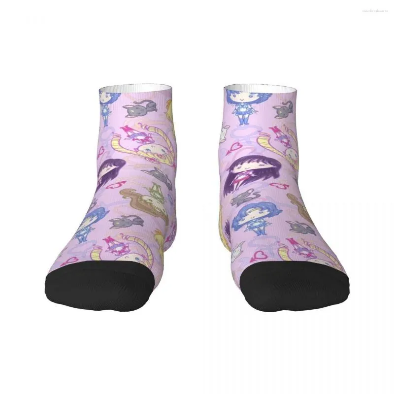 Herrensocken, japanischer Anime, Mond, Sailor Girl Crew, Unisex, Kawaii, Frühling, Sommer, Herbst, Winter, Kleid