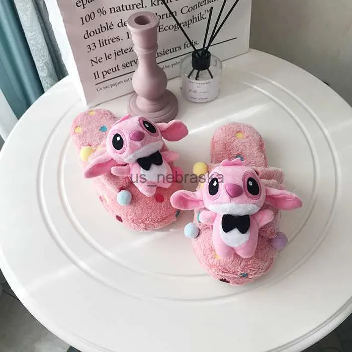 Stitch Lilo Plush Slippers Indoor Cotton Women Couple Home Shoes Cute  Cartoon Child Adult Toys Gifts Dormitory Flat Furry L230518 From  Us_nebraska, $31.38