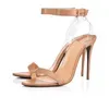 transparent strap sandals