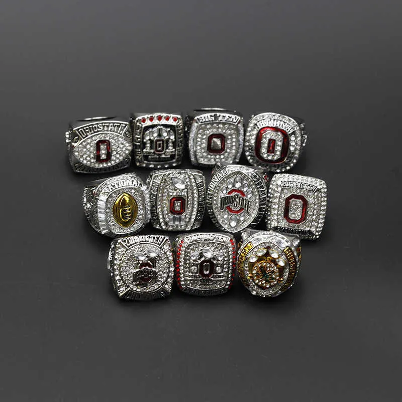 11 Ncaa Ohio Buckeye University Championship Ring Set verpackt