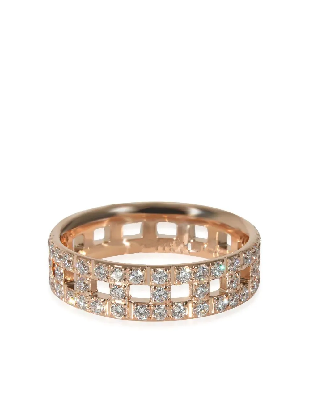 custom Colored stone 925 silver 18K gold Factory designer jewelry 18kt rose gold T wide diamond custom ring