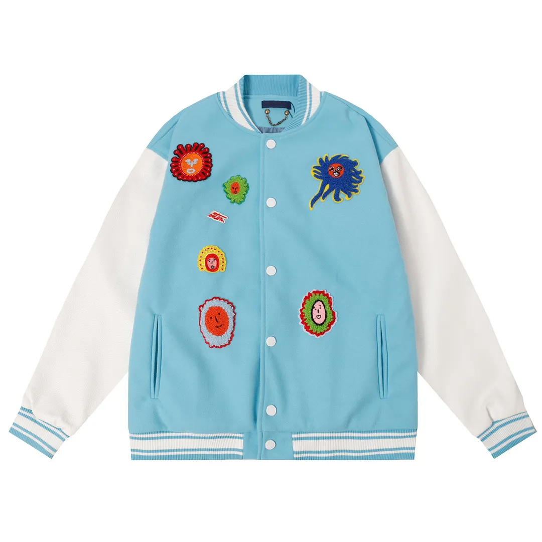 Floral baseball jacket hotsell
