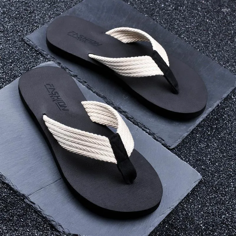 Slippers Weh Flip Flops Men Fashion Beach Summers Sandals Open Toe Slapper indoor Outdoor шлепанцы Большой размер 46 мужчин