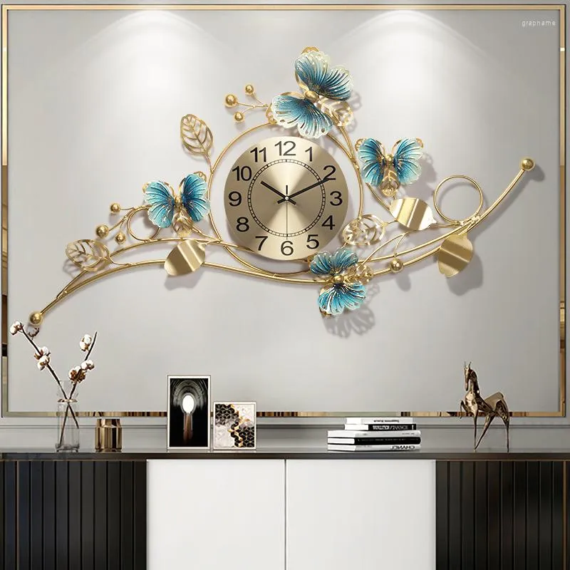 Wanduhren, kreative 3D-Uhr-Aufkleber, Wohnzimmer-Dekoration, Licht, Luxus, dekorativ, modernes Design, Heimdekoration