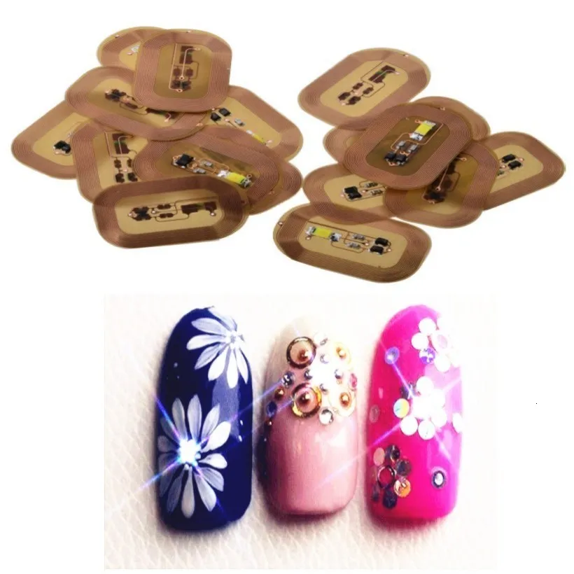 Stickers Decals 10 stks DIY mobiele sensor LED-flitser verbetert reukzin nail art sticker decoratie polijsten chip decoratie mobiele telefoon prompt 230718