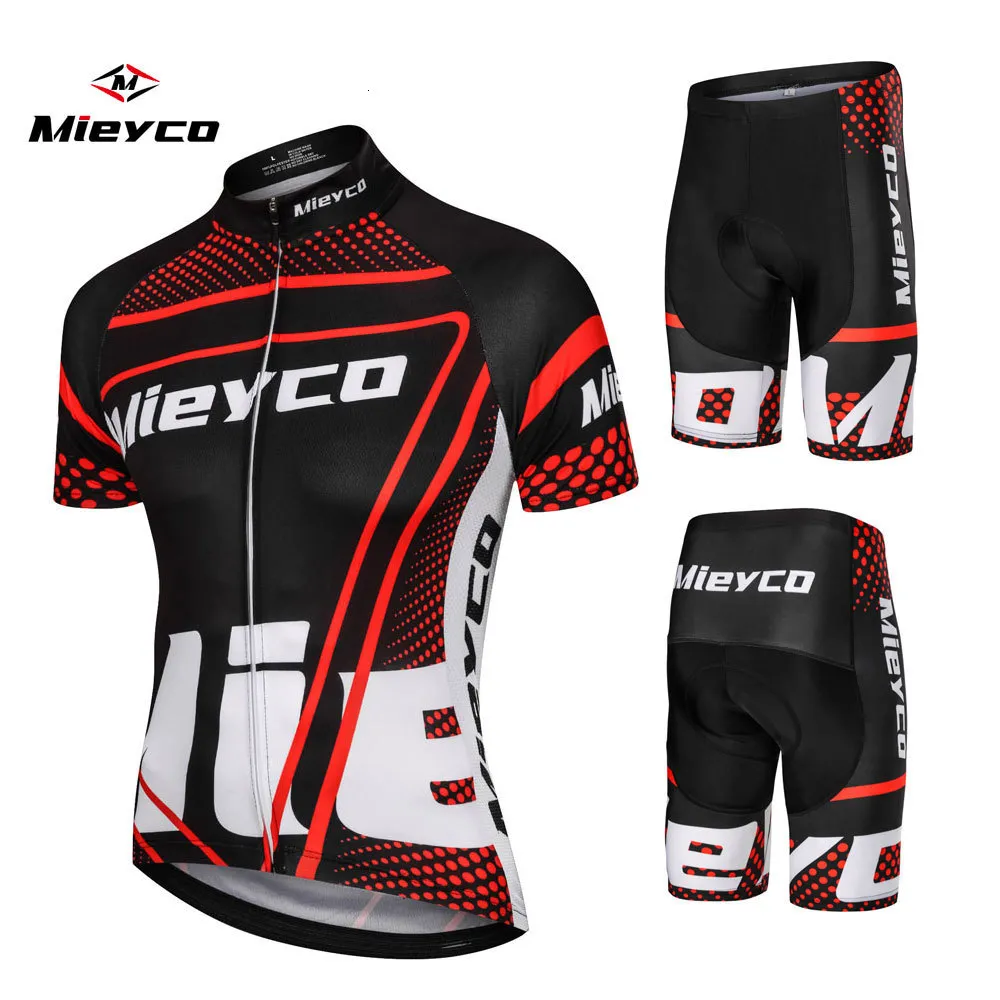 サイクリングジャージーセットMieyco 2023 MTBマウンテンバイク衣類メンショートセットROPA CICLISMO BICYCLE WEAR WEAR WEAR WEAR WEAR