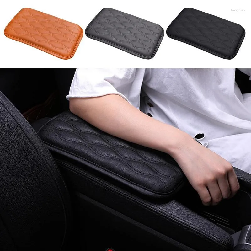 Interior Accessories Car Center Console Cover Leather 1PC Armrest Pad Box Universal Seat Protector Truck