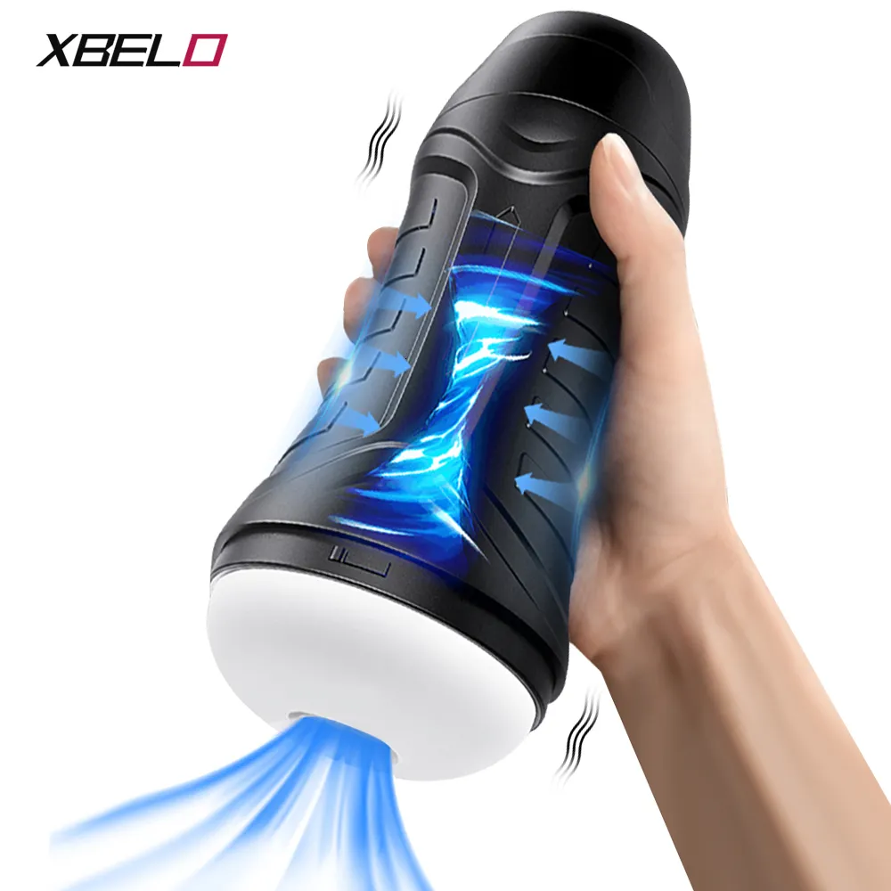 Masturbators Fully automatic male masturbation vibration oral sex suction machine silicone vaginal cup toy adult products 230719