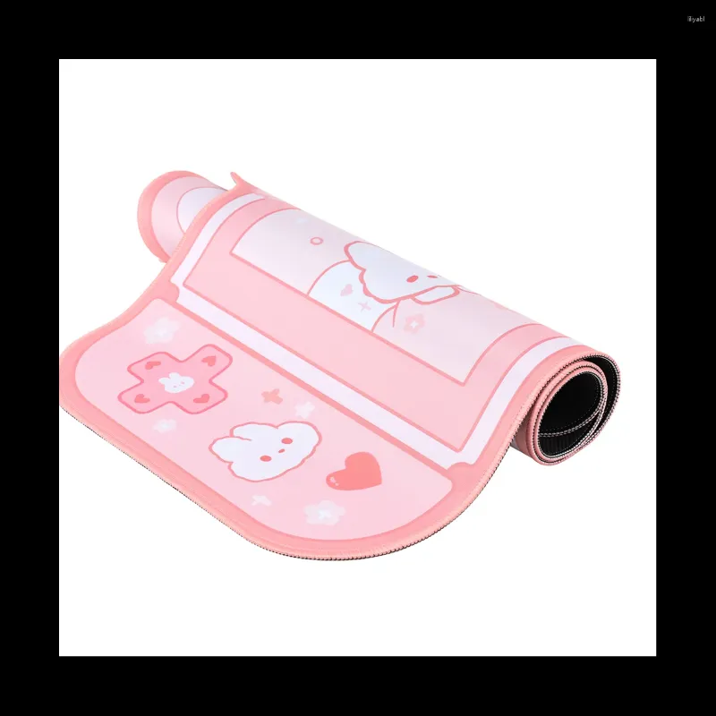 Tapete de mesa Kawaii fofo gato dormindo mouse pad para jogos