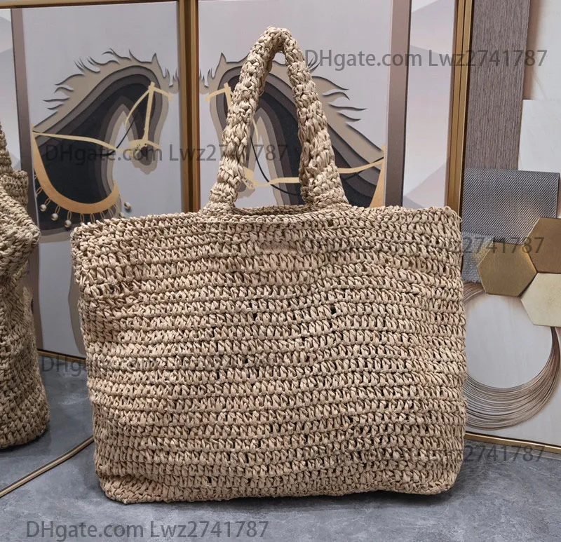 Designer Soft straw crochet Tote Bag women shoulder bag fashion handbags