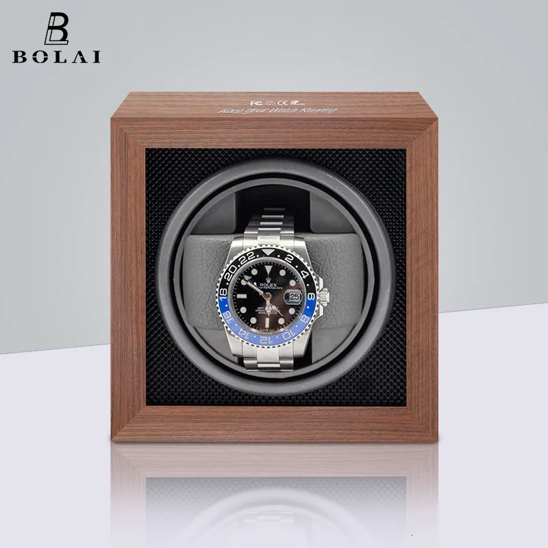 Watch Boxes Cases Watch Winder Box Automatic Wooden Single Watch Box ...