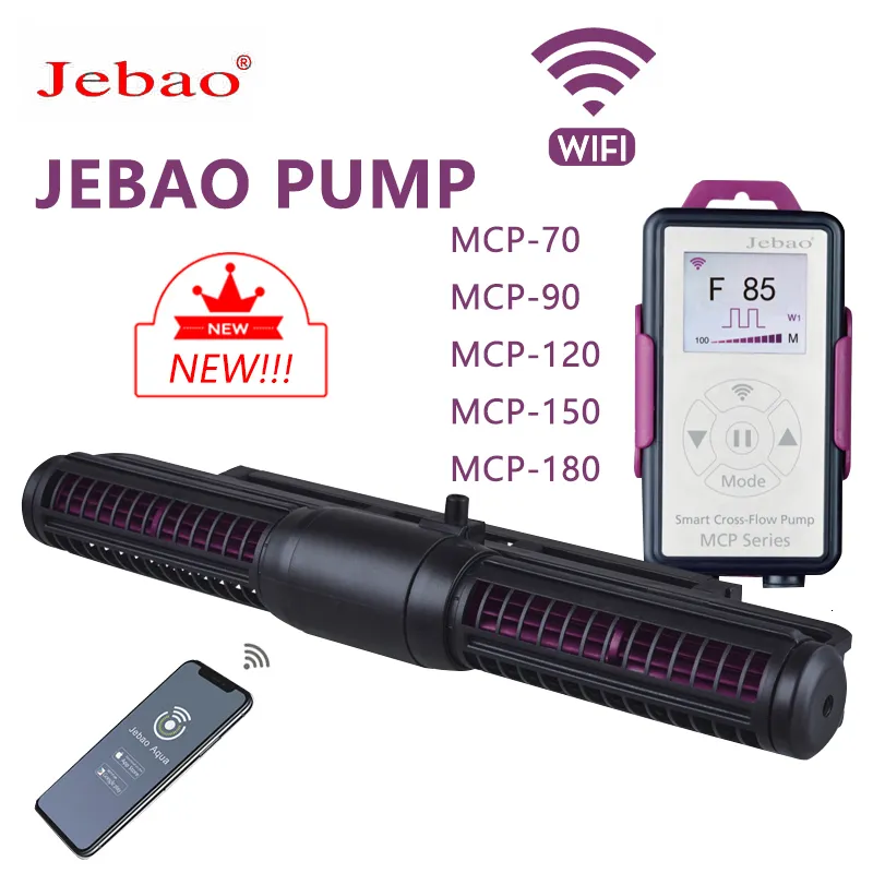 Aquaria Verlichting Jebao jecod Marine Aquarium wifi Wave Maker cross flow wave pump MCP70 MCP90 MCP120 MCP150 MCP180 ECP 50 70 90 120 150 180 230719