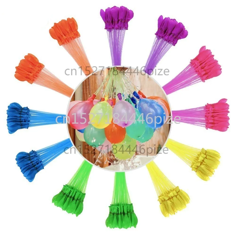 Sand Play Water Fun 111pcs / sac Remplissage Ballons Drôle D'été En Plein Air Jouet Ballon Bundle Bombes Nouveauté Gag Jouets Pour Enfants 230719