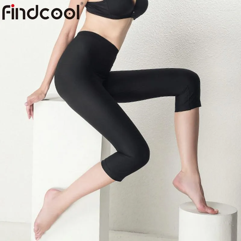 Women's Shapers Findcool Women Slimming Shorts Pants Reducing Shapewear Training Cropped Trousers Waist Trainer Body Control