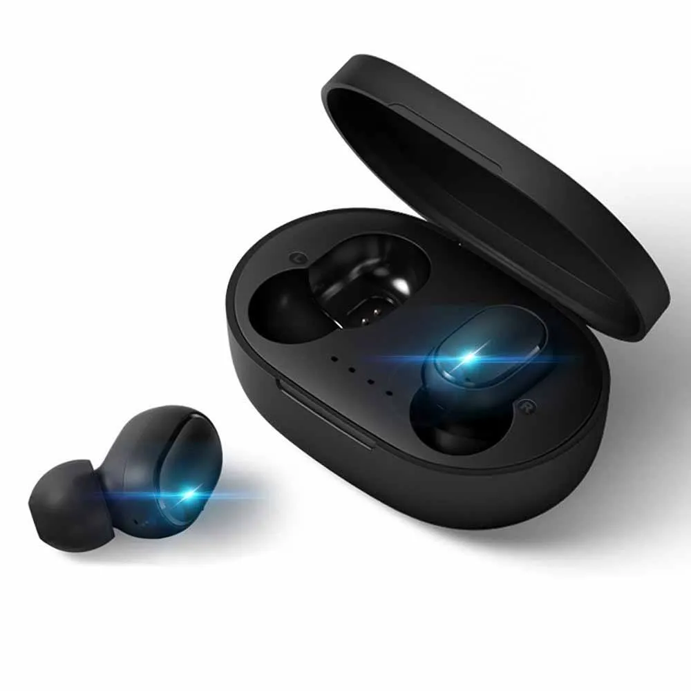 Auricular Bluetooth Inalambrico Stereo Color Negro/verde - Global  Electronics (caja X 20)