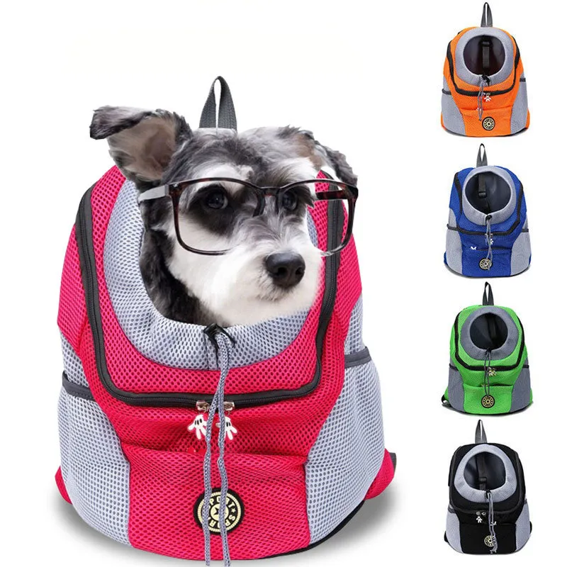 Dog Pet ryggsäck Hund axelväska bröstväska ut bärbar resa andningsbar hundväska husdjur leveranser universal resande ryggsäck 230719