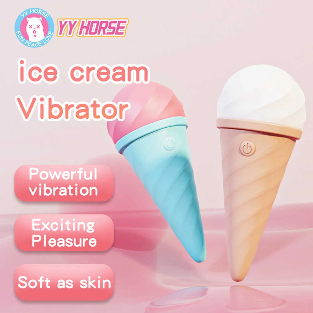 NXY jouets pour adultes Waiwaima crème glacée Mini vibrateur silencieux AV bâton femme Super Masturbation femme jouet produits Sexy