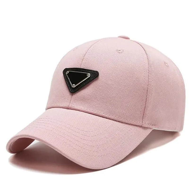 Casual Designer Hats Cap Baseball Cap Zablawane czapki czapki wiosna lato Regulowana bawełniana czapka słoneczna kapelusz dla mężczyzn Wycieczka swobodna czarna różowa biała żółta czapka unisex