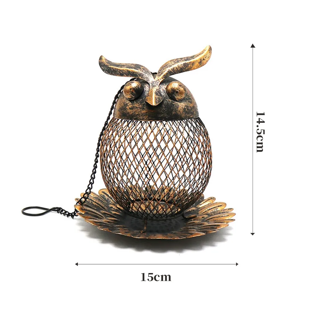 Décorations De Jardin Wild Bird Owl Shape Feeder Extérieur Hanging Colibri  Mangeoires Décor Accessoires Pour Cour Extérieure 230719 Du 13,18 €