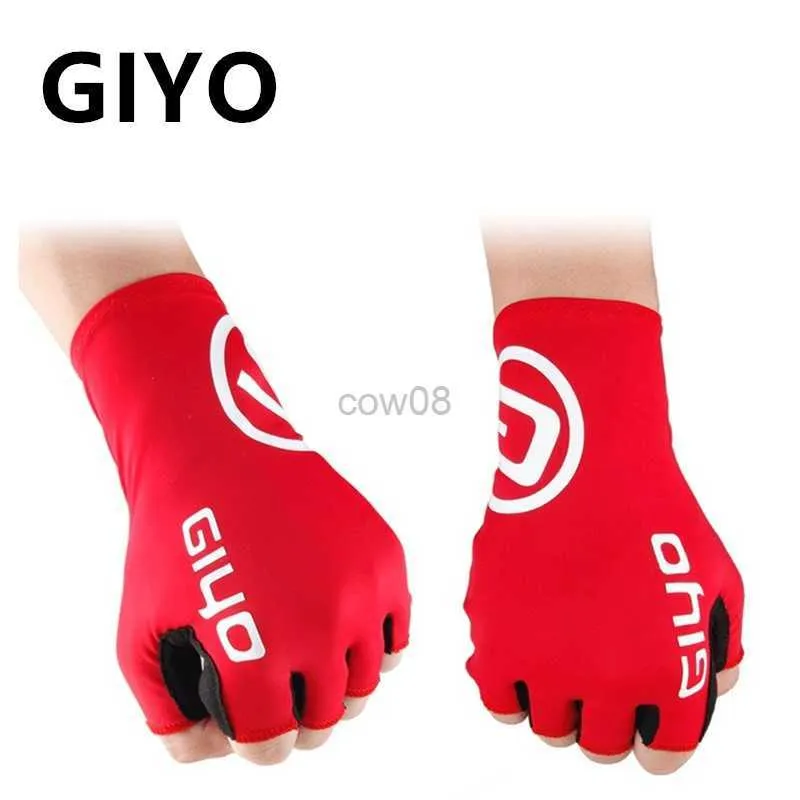 Велосипедные перчатки Giyo сенсорный экран Длинные половины пальцев гель спортивные велосипедные перчатки MTB Road Bike Riding Gloves Женщины мужские перчатки HKD230720