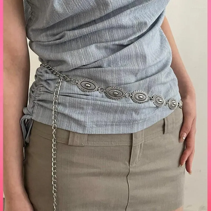 Ceintures Vintage Bohe Harajuku Chaîne Ceinture Femmes Y2k Accessoires Femmes Bandes Grunge Esthétique Taille Chaînes Mode Coréenne