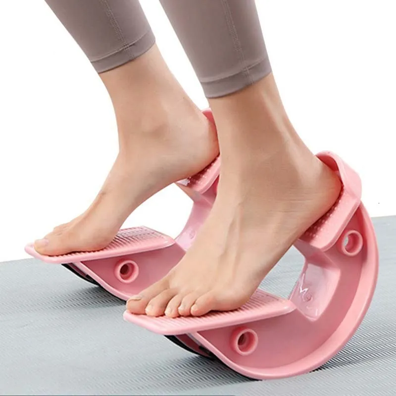 Bandes de résistance Foot Rocker Calf Cheville Stretch Board pour tendinite d'Achille Muscle Stretcher Yoga Fitness Sports Pédale de massage 230720