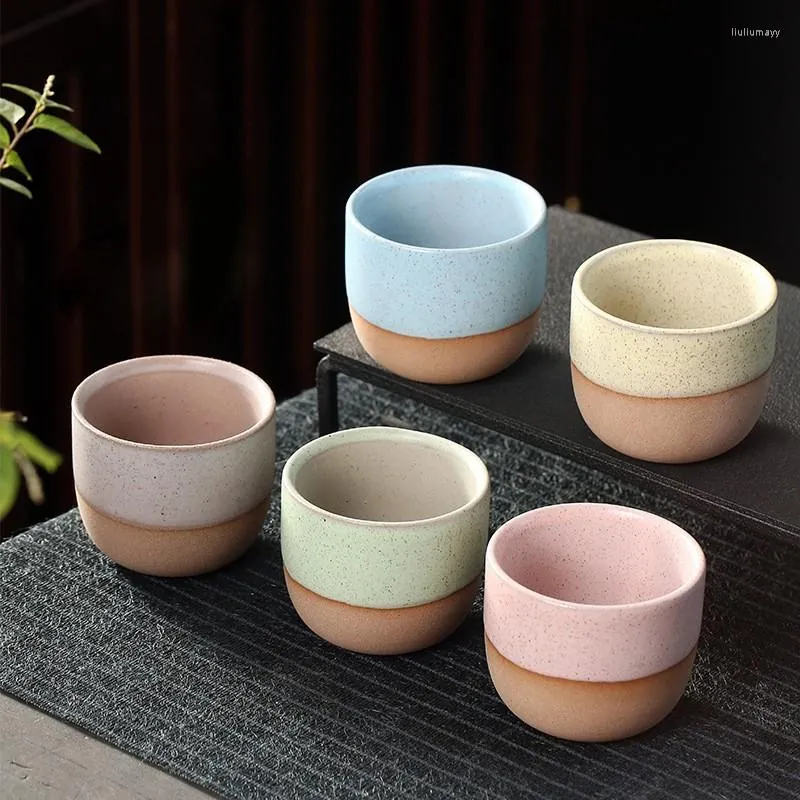 Filiżanki spodki 1pcs ceramiczny kubek herbaty piec Zmień China porcelanowy garncarskie zastawa stołowa naczynia stołowe Kubek wodny na prezent hurtową