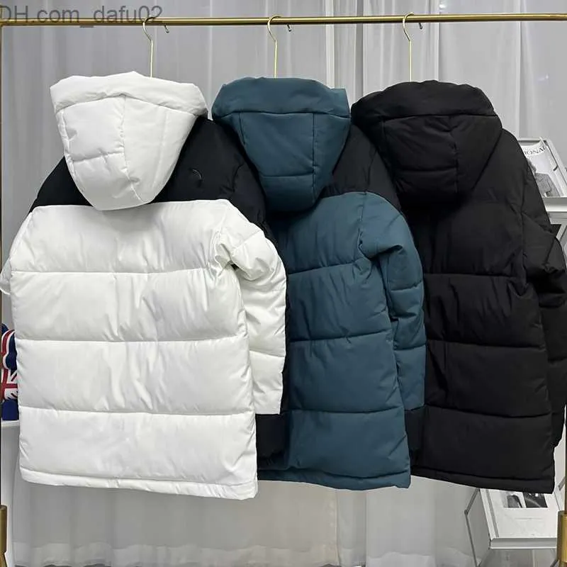 Parkas en duvet pour hommes Vestes d'hiver pour hommes d'hiver pour femmes manteau en duvet à capuche parkas de mode coupe-vent chaud top zipper épais Z230721