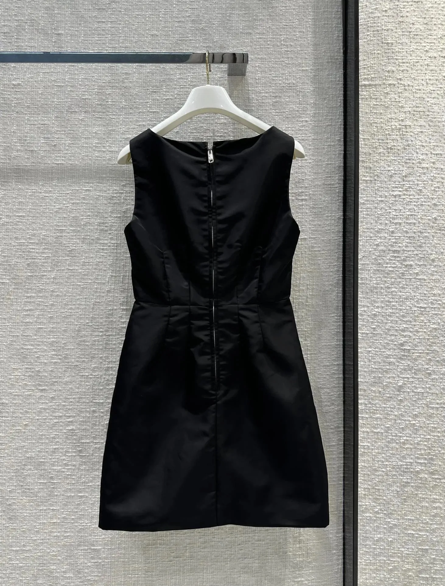 macy's black.dress Linen Square Neck Mini Dress BLACK – UNE PIECE main image 0