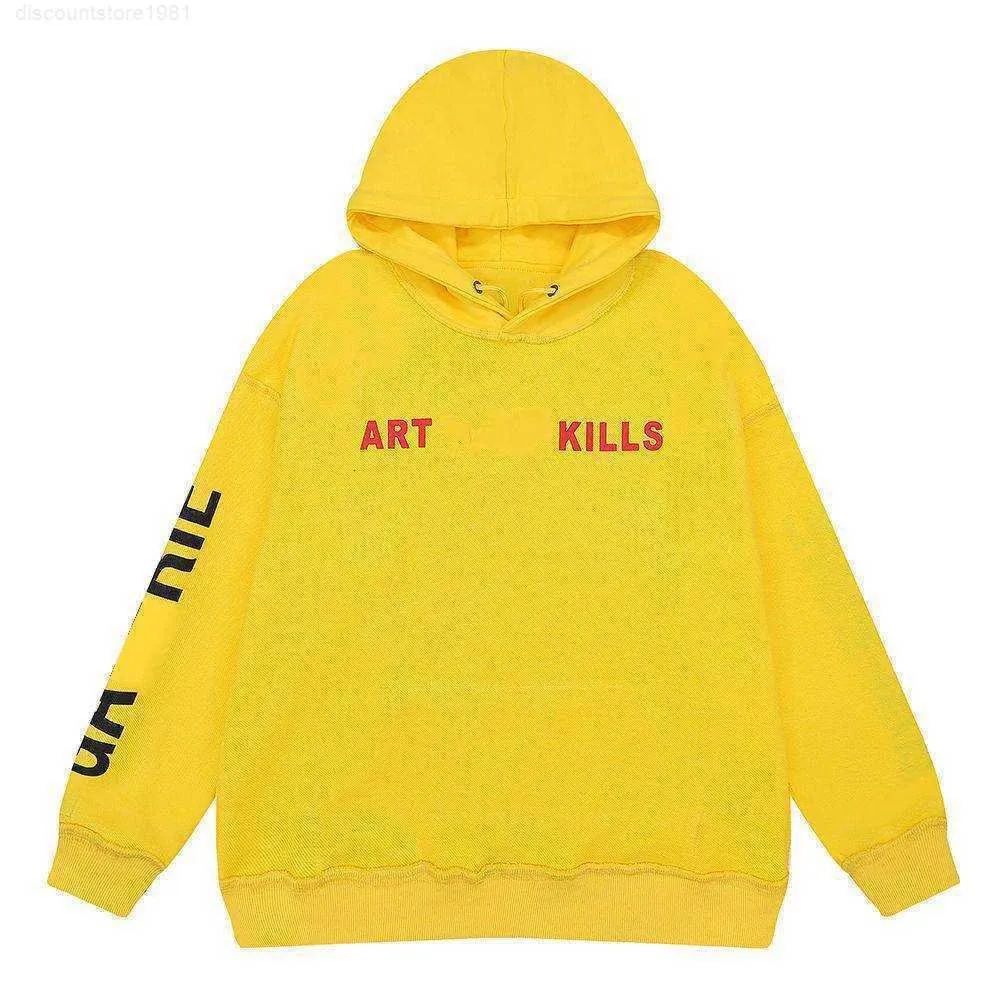 Yellow outlet hoodie designer