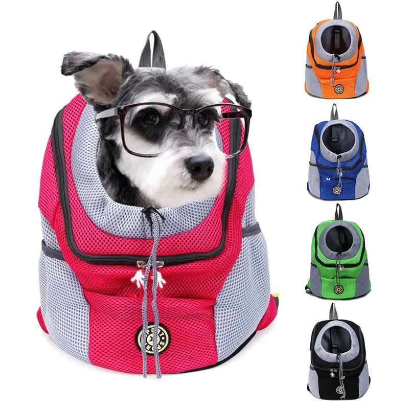 Mochila de viagem portátil para cães de estimação, malha respirável, para gatos, bolsa de ombro dupla para cães de estimação, pacote de bolsa de transporte ao ar livre 230719