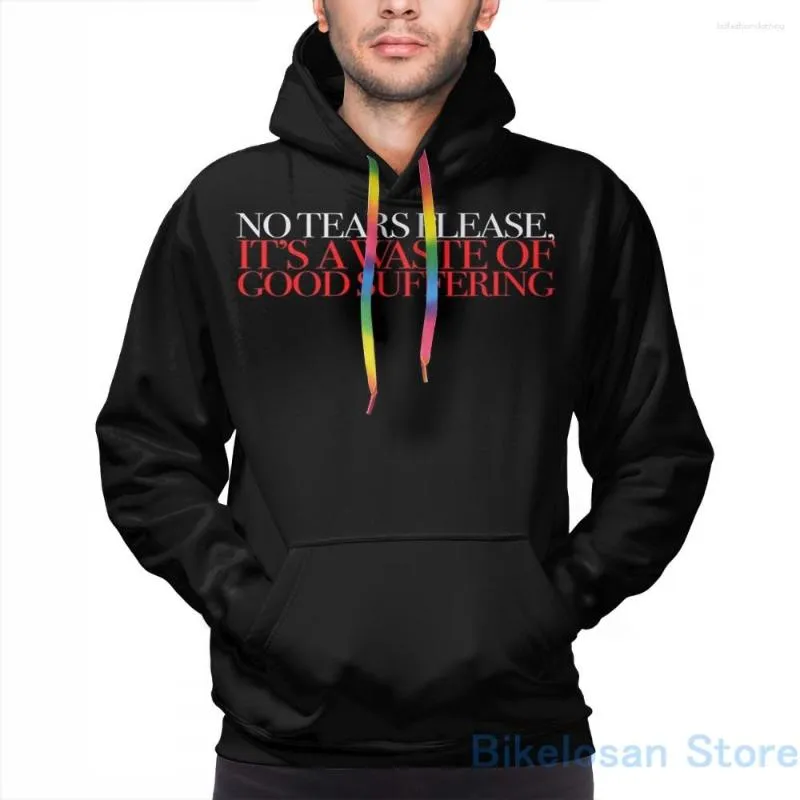 Erkek Hoodies Mens Sweatshirt Kadınlar için Komik Hellraiser - Gözyaşı Yok Lütfen Gündelik Kapüşonlu Streatwear yazdırın