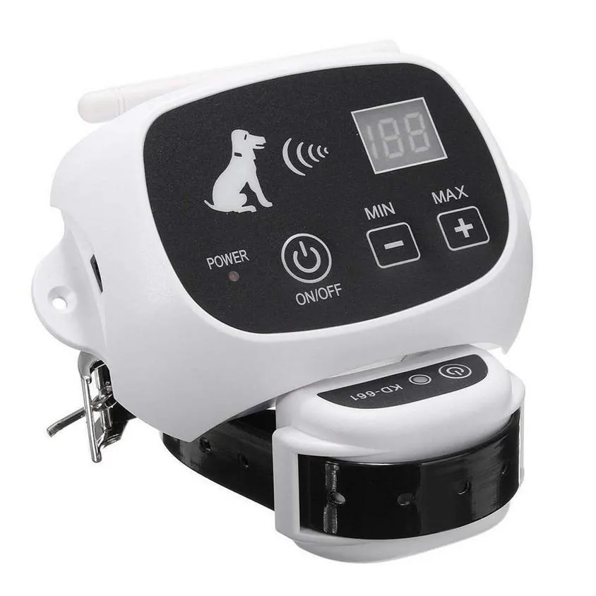 Système de confinement de clôture pour chien électrique sans fil transmetteur collier de dressage de chien étanche affichage LCD sécurité Pet Supply268R