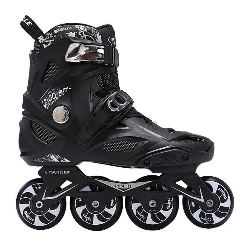 Inline-Rollschuhe Original Roselle Rx6 Rollschuh Inline-Skates Freestyle-Slalom-Rollschuhstiefel Rocked Wheels Skate Patines für Damen Herren HKD230720