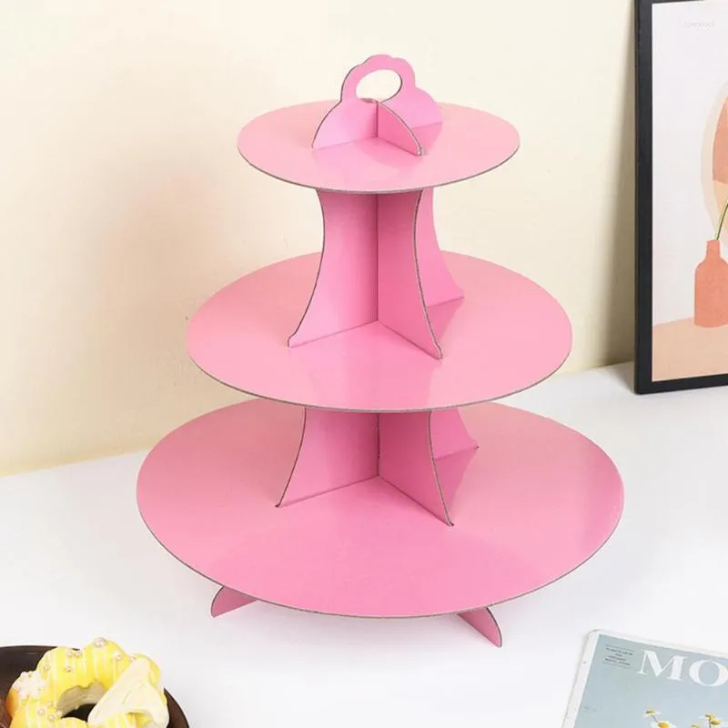 Bakeware Tools Birthday Cake Stand Durable Rack Display Dessert Plate Tray