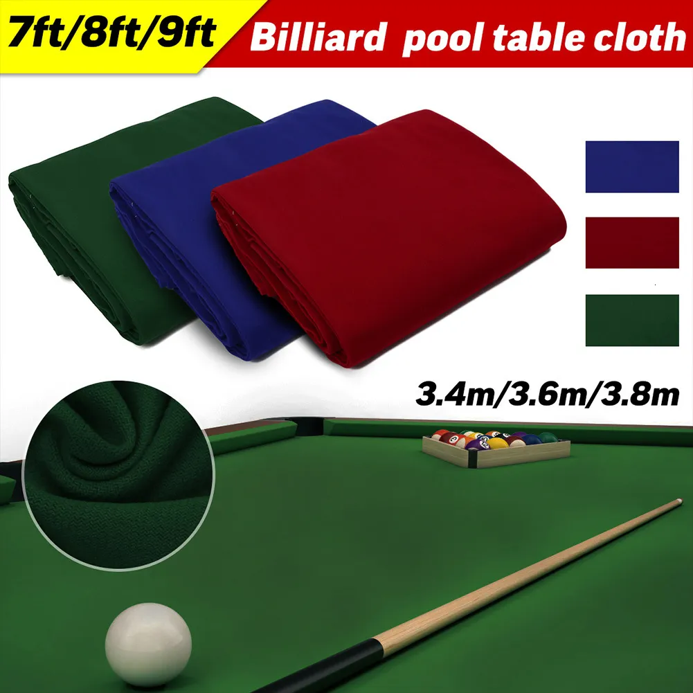 Billiard Accessories 6pcs Strips Mat Pool Table Cloth Club Indoor Professional Bar Durable el 7 8 9ft Felt Cover Sports Game 230720