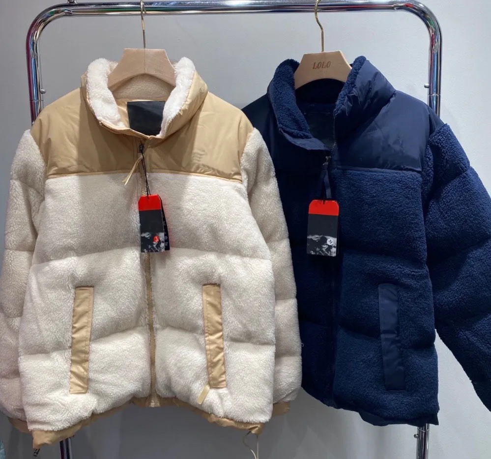 Vintern mensjacka ner parkas designer män puffer brev rockar fleece jackor ytterkläder stativ krage norra bokstäver kvinnor kläder s-l