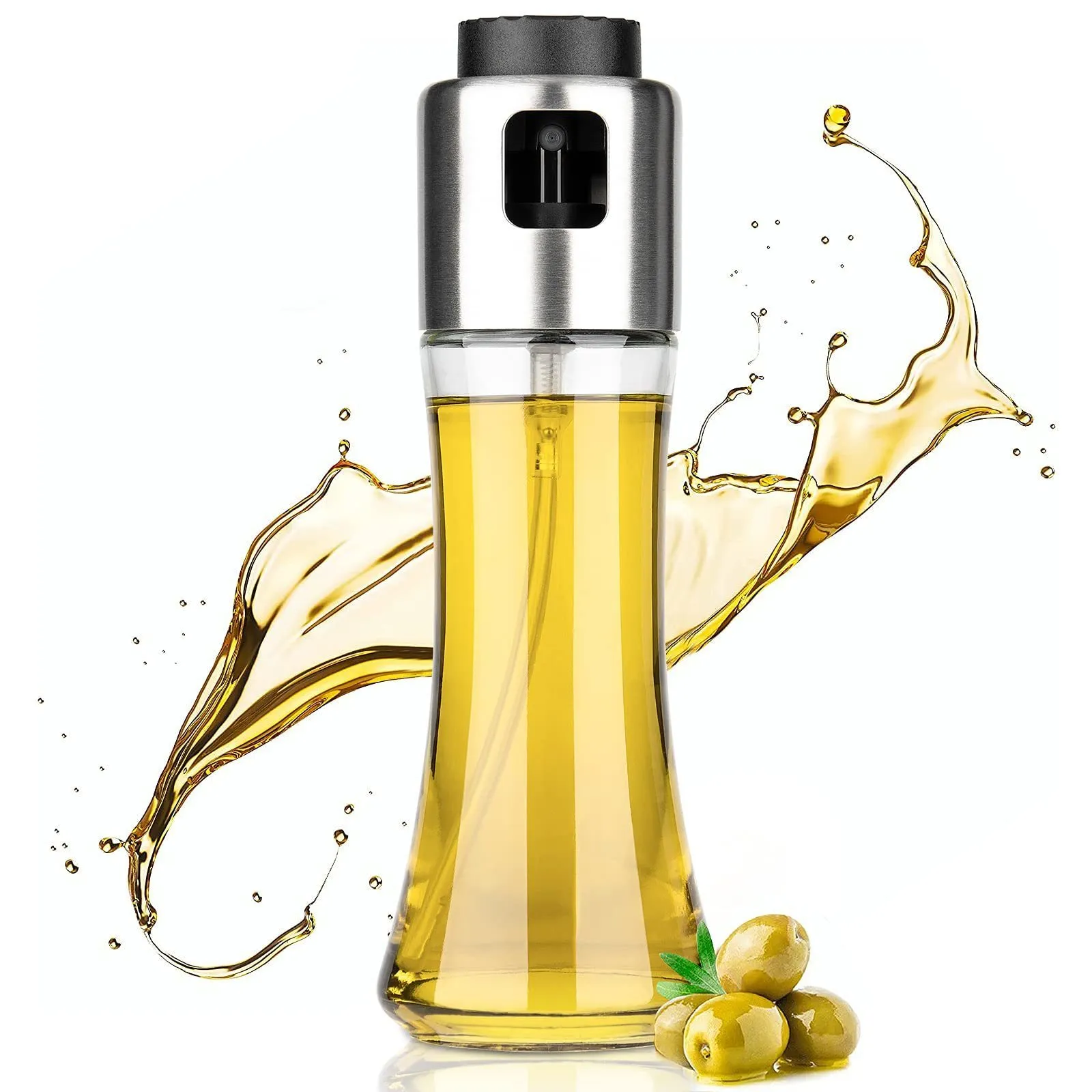 Bottiglie di stoccaggio Barattoli Olio da cucina spray Mafiti Accessori per la cucina Bottiglia spray multifunzione per olio Dispenser per olio d'oliva fritto ad aria Salad Cook Bak 230720